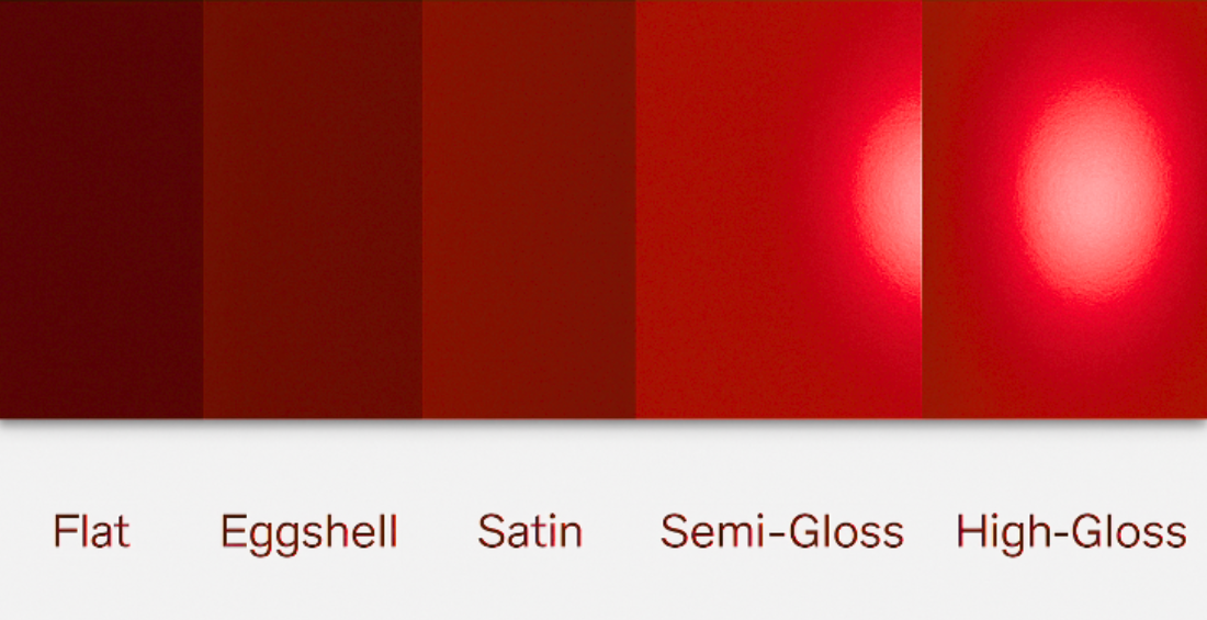 Different Paint Sheen (RED)