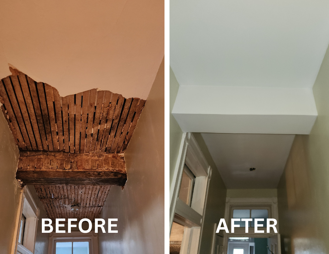Water Leak Repair and Ceiling Repair and Painting in Baltimore